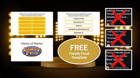 Free Family Feud Powerpoint Template - DID YOU KNOW!