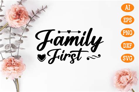 Download Free Family First SVG Commercial Use Free PSD Mockups