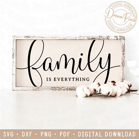 Download Free Family Is Everything SVG DXF Files