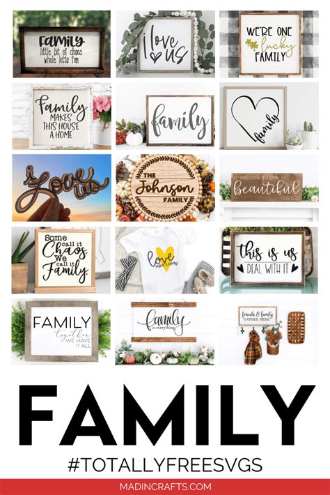Download Free Family SVG Crafts