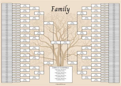 Free Family Tree Printable Template