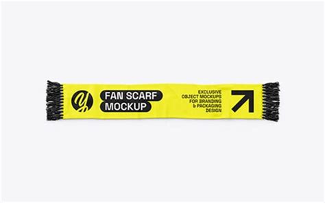 Download Free Fan Scarf Mockup PSD Generator