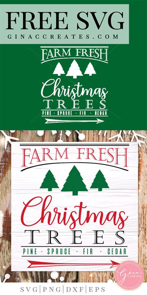 Download Free Farm Fresh Christmas Trees SVG Images