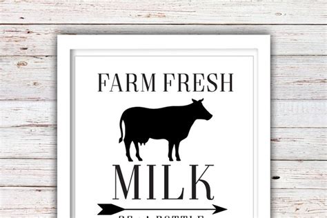Download Free Farm Fresh Milk SVG, SVG File, DXF Files