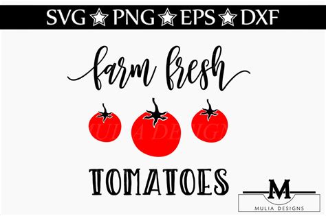Download Free Farm Fresh Tomato SVG Cut Files