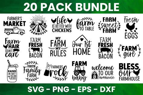 Download Free Farm Sign SVG Bundle SVG Files