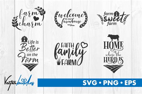 Download Free Farm quotes bundle svg For Crafts