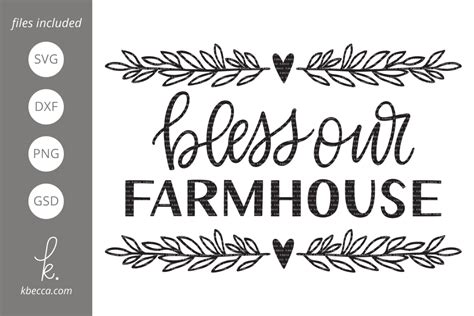 Download Free Farmhouse - Hand Lettered SVG For Crafts