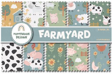 Download Free Farmyard paper For Cricut