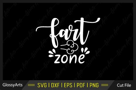 Download Free Fart Zone Bathroom SVG Cut File Printable