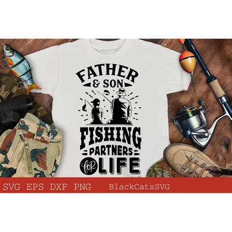 Download Free Father And Son Fishing Partners For Life Files For Crafts