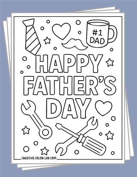 Free Fathers Day Coloring Pages To Print