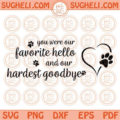 Download Free Favorite Hello Hardest Goodbye Creativefabrica DXF Files