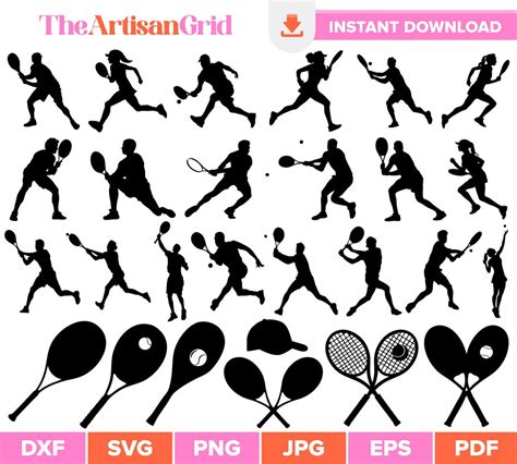 Download Free Favorite Tennis Player Cut Files