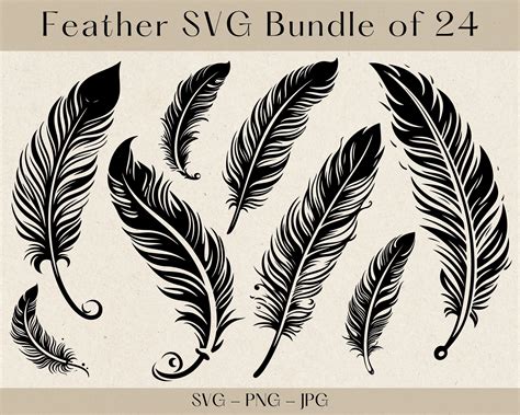 Download Free Feather SVG, Feather DXF, Cuttable File Commercial Use