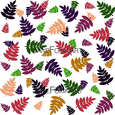 Download Free Fern foliage seamless pattern + border SVG Files