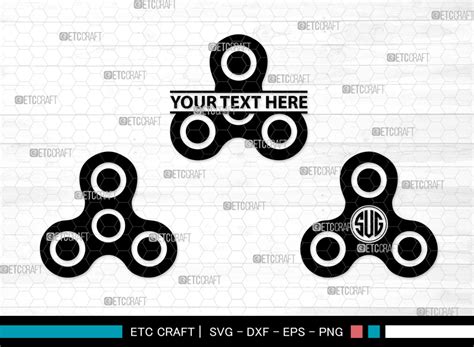 Download Free Fidget spinner SVG, Fidget Spinner Monogram SVG files Files