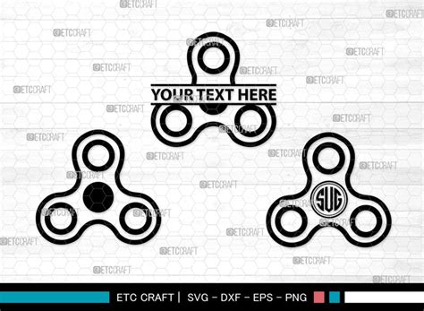 Download Free Fidget spinner SVG, Fidget Spinner Monogram SVG files Printable