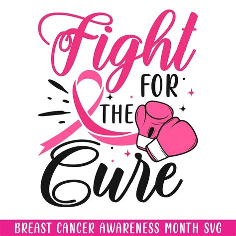 Download Free Fight For A Cure Breast Cancer Awareness DXF Files