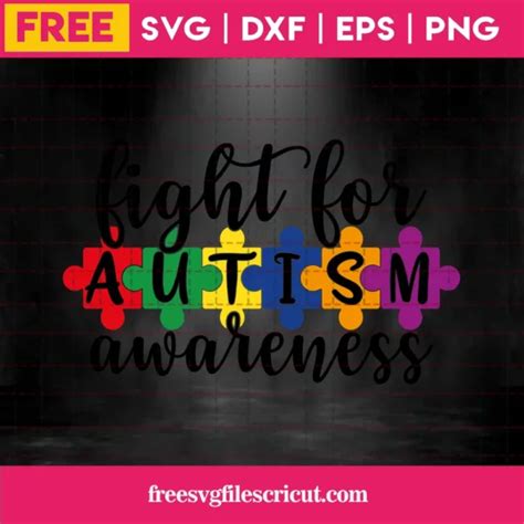 Download Free Fight For Autism Awareness Cameo