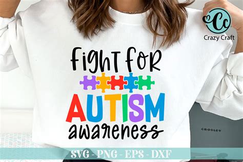 Download Free Fight For Autism Awareness Commercial Use For Crafts