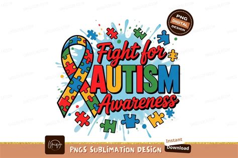 Download Free Fight For Autism Awareness Easy Edite