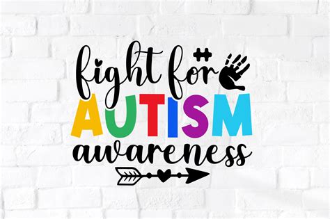 Download Free Fight For Autism Awareness SVG Cut File Commercial Use DXF Files
