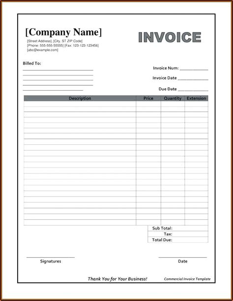 Free Fillable Invoice Form Pdf - Template 1 : Resume Examples #EZVgK6rVJk