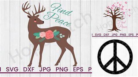 Download Free Find Peace - SVG File, DXF File For Cricut