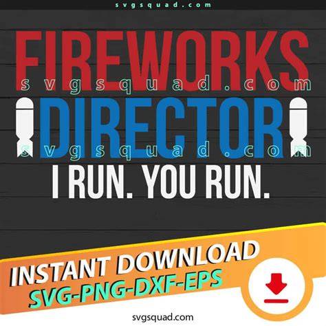 Download Free Fireworks Director If I Run You Run DXF Files