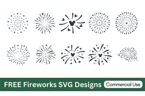 Download Free Fireworks SVG Cut File Files Free PSD Mockups