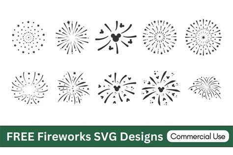 Download Free Fireworks for Sale SVG Cut File Crafts