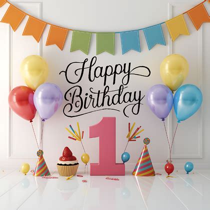 Download Free First Birthday Commercial Use
