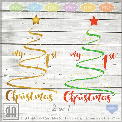 Download Free First Christmas Pregnancy Baby Xmas Files DXF Files
