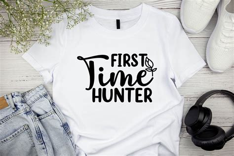 Download Free First Time Hunter SVG Commercial Use Free PSD Mockups