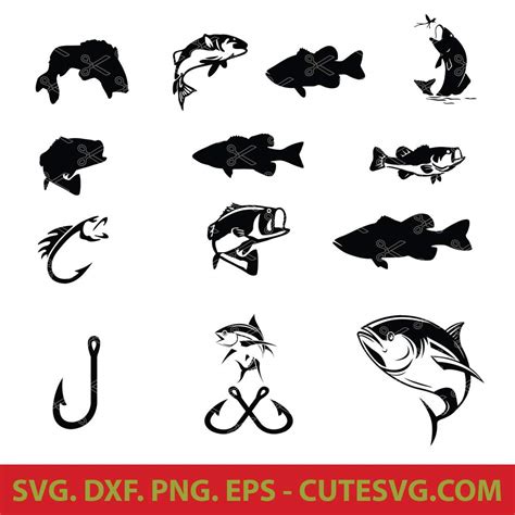 Download Free Fish Circle SVG / DXF / EPS Files for Cricut Machine