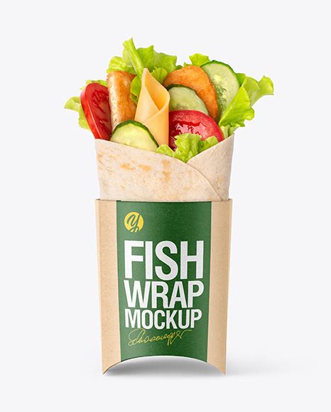 Download Free Fish Wrap Mockup PSD Generator