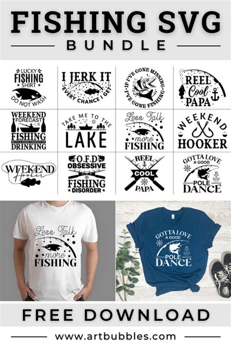 Download Free Fishing svg bundle 2 Commercial Use DXF Files