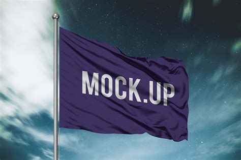 Download Free Flag Mockup PSD Generator