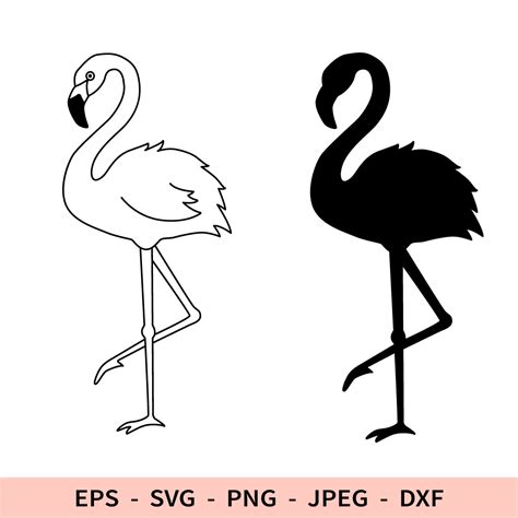 Download Free Flamingo Camper - SVG File, DXF File DXF Files