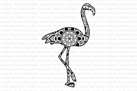 Download Free Flamingo Mandala Clipart Files For Crafts