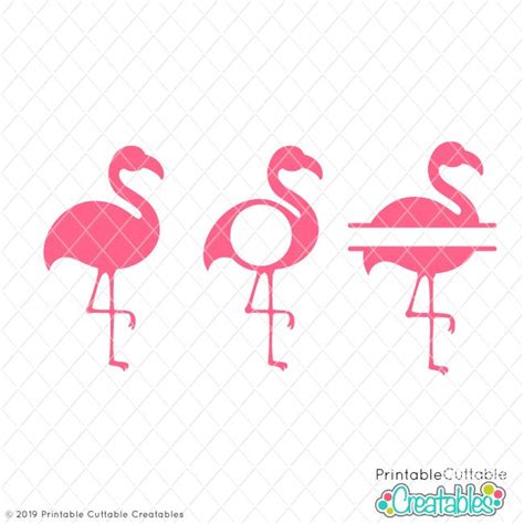 Download Free Flamingo Monogram Clipart Files Free PSD Mockups