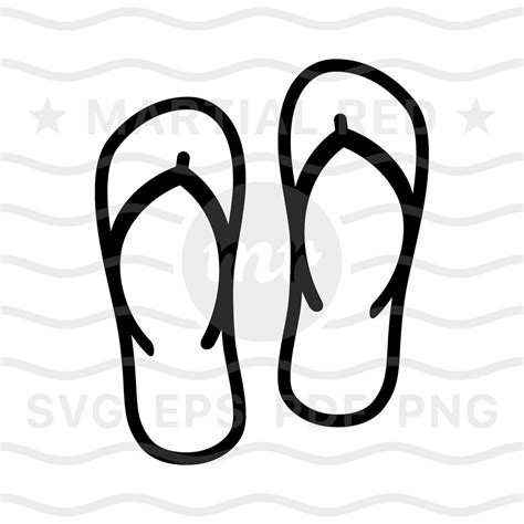 Download Free Flip Flops SVG, Flip Flops DXF, Cuttable File For Silhouette