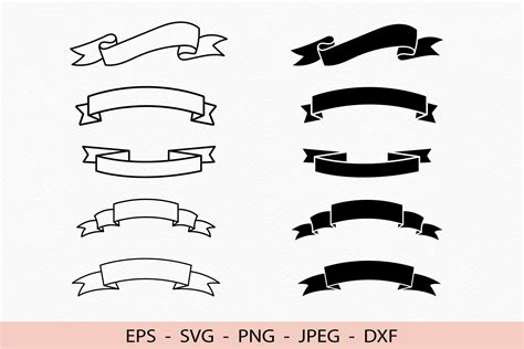 Download Free Floral Banner - SVG File, DXF File Files DXF Files