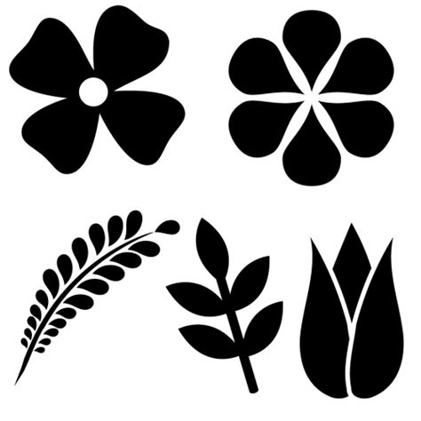 Download Free Floral Elements SVG DXF Files