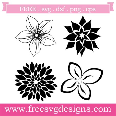 Download Free Floral Elements SVG Files