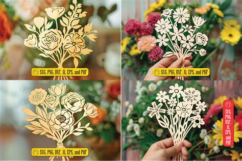 Download Free Flower Bundle For Crafts