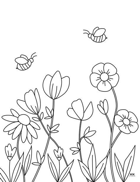Free Flower Coloring Pages To Print