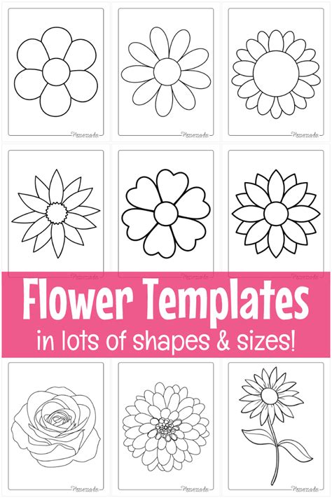 Free Flower Templates Download