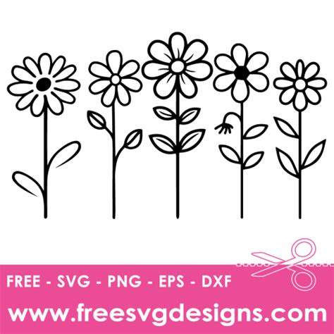 Download Free Flowers 1 Cut Files